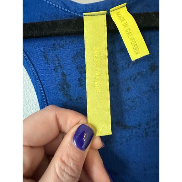 Green Dragon Maxi Dress with side ruching - Picture 4 of 5